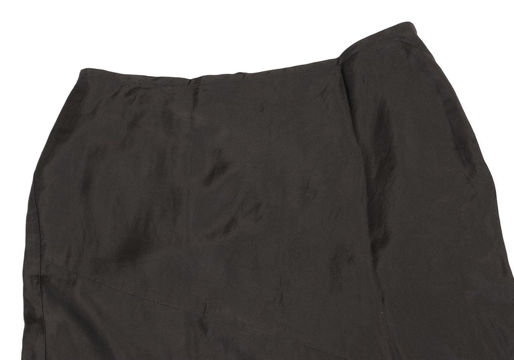 ISSEY MIYAKE JAPAN ZUCCA. MAIDEN VOYAGE Black Washed Switching Skirt