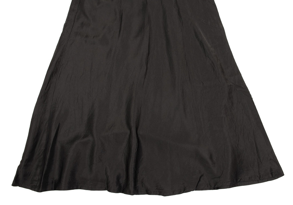 ISSEY MIYAKE JAPAN ZUCCA. MAIDEN VOYAGE Black Washed Switching Skirt