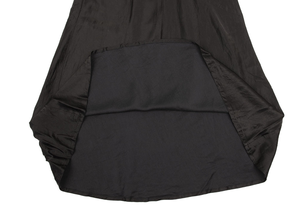 ISSEY MIYAKE JAPAN ZUCCA. MAIDEN VOYAGE Black Washed Switching Skirt
