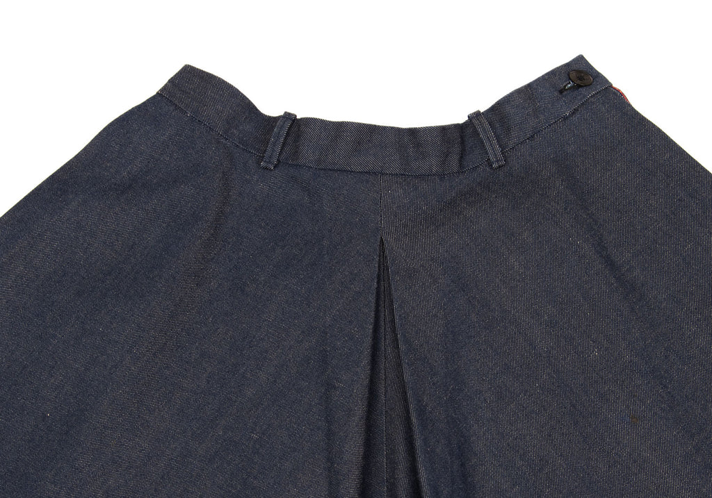 45RPM JAPAN. 45R Indigo Selvedge Out-seam Denim Flare Skirt