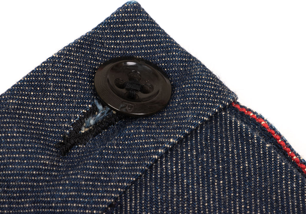 45RPM JAPAN. 45R Indigo Selvedge Out-seam Denim Flare Skirt