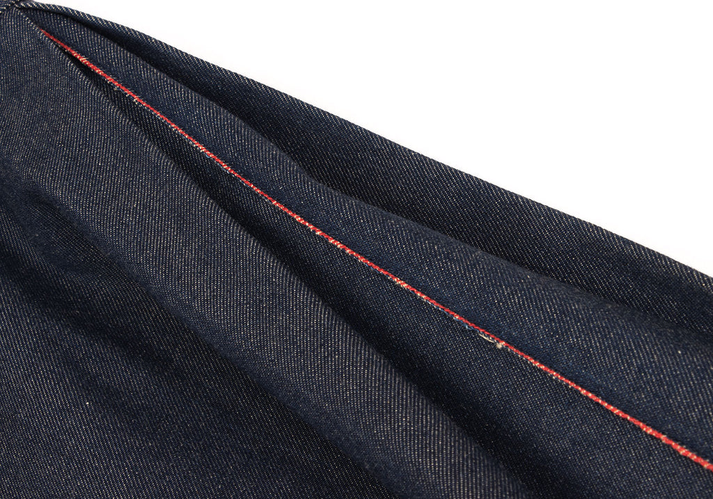 45RPM JAPAN. 45R Indigo Selvedge Out-seam Denim Flare Skirt