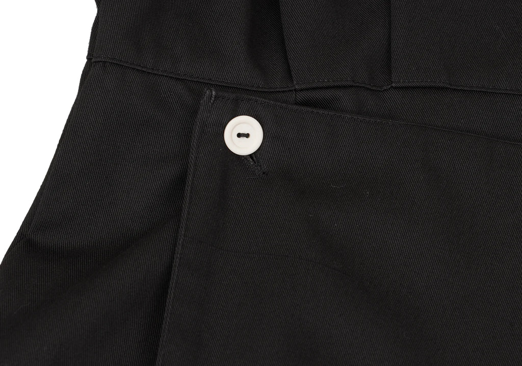 fou fou JAPAN. NEW W/TAG. Black Cotton Gun Flap Design Dress