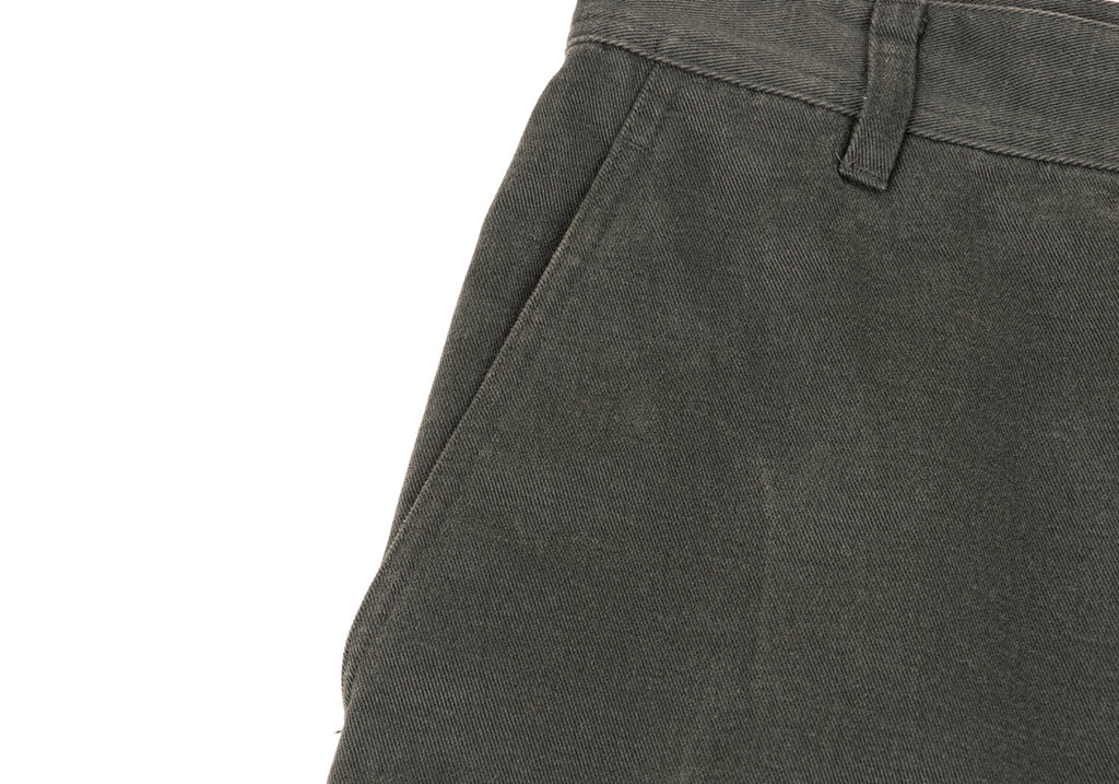 MARGARET HOWELL  MHL. Tokyo/London. Charcoal Cotton Moleskin Wide Pants