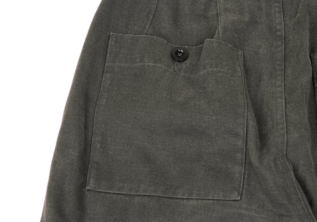 MARGARET HOWELL  MHL. Tokyo/London. Charcoal Cotton Moleskin Wide Pants