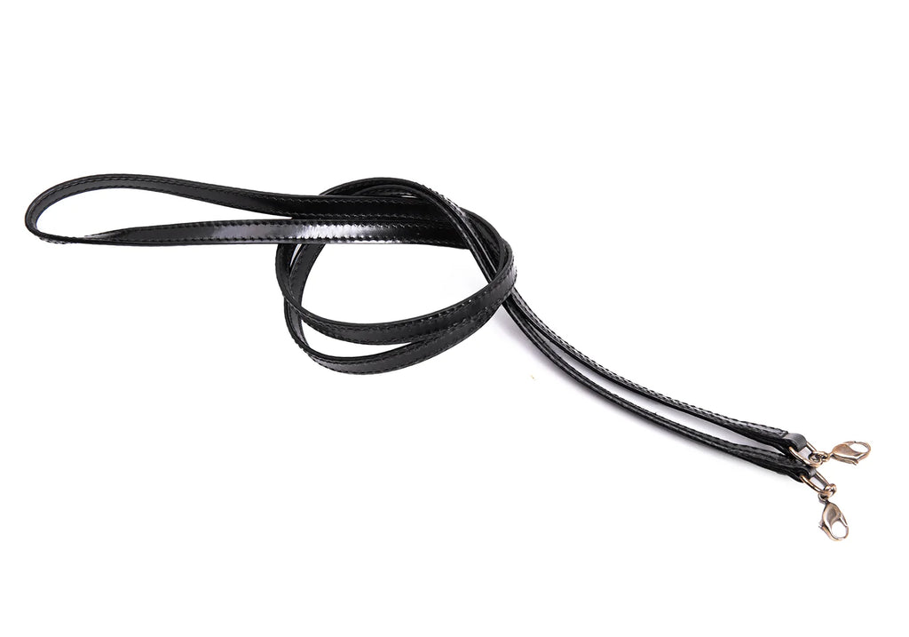 GUCCI Italy. Bamboo Handles Black Mini Crossbody Shoulder Bag w/Box