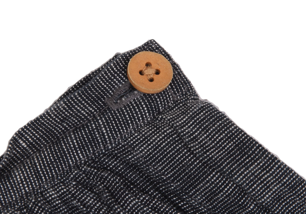 45rpm Japan. 45R. Navy Wrinkled Cotton Flared Skirt