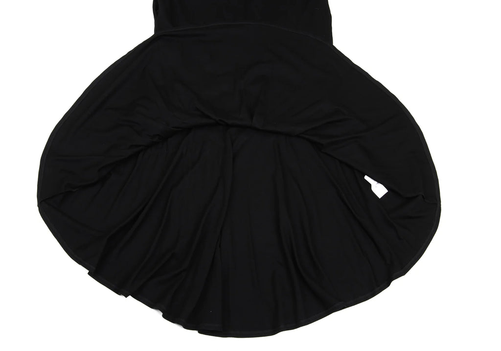 UN3D. JAPAN. Black Tuck Layered Shirt Dress Black