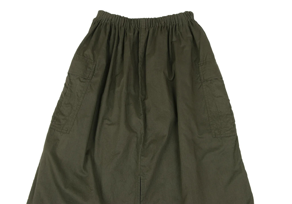 COMME des GARCONS JAPAN. TRICOT. Khaki Cotton Cargo Pocket Skirt Khaki