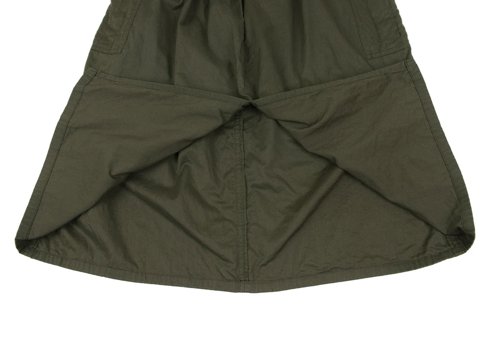 COMME des GARCONS JAPAN. TRICOT. Khaki Cotton Cargo Pocket Skirt Khaki