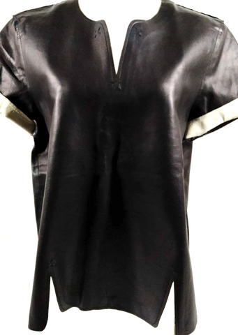 Rick Owens Paris. Beige Long Sleeve Oversized Draped Cashmere Sweater