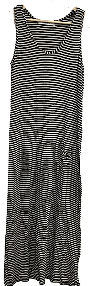 BEAUTY&YOUTH UNITED ARROWS. JAPAN. - Beige Black Stripes Long Dress