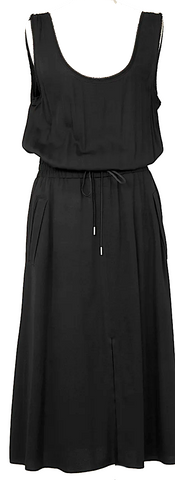 Helmut Lang NY.NEW W/TAGS. Black Silk Floral Print Scoop Neck Wrap Blouse