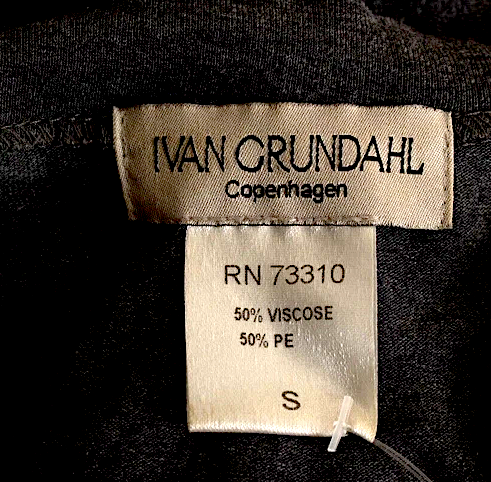 IVAN GRUNDAHL COPENHAGEN. Gray Viscose Blend Sleeveless Maxi Dress