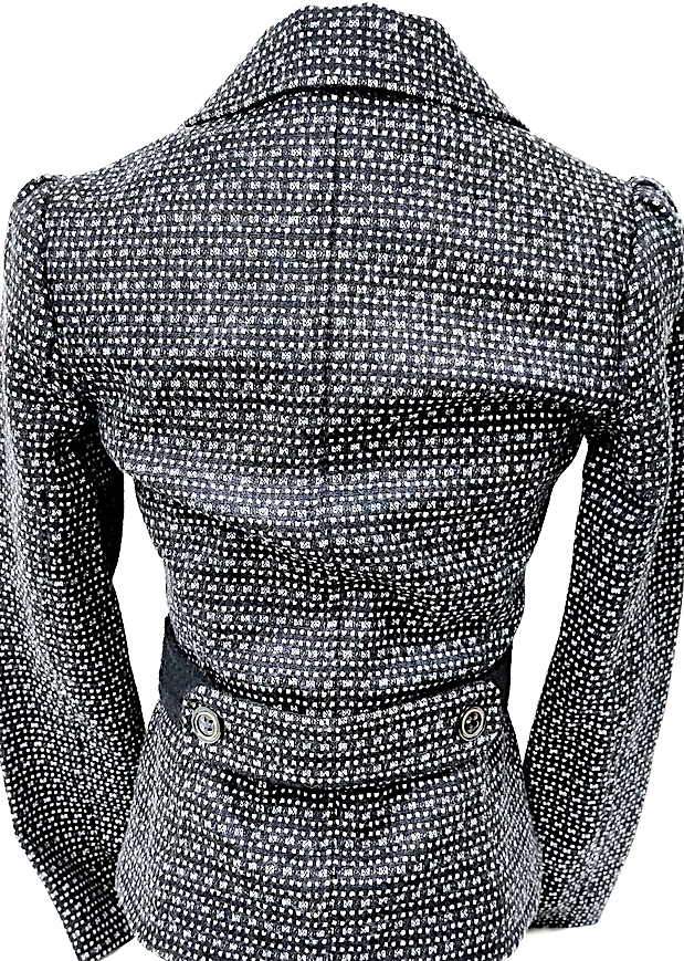 Dolce&Gabbana Italy. D & G Geometric Pattern Wool Jacket