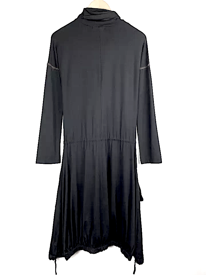 Marithe + Francois Girbaud Paris. Black Avant-Garde Dress