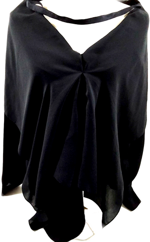 Rick Owens Paris. Beige Long Sleeve Oversized Draped Cashmere Sweater