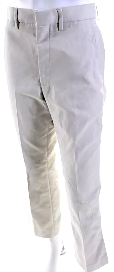 Toga Pulla Japan. Light Beige Creased High Rise Pants