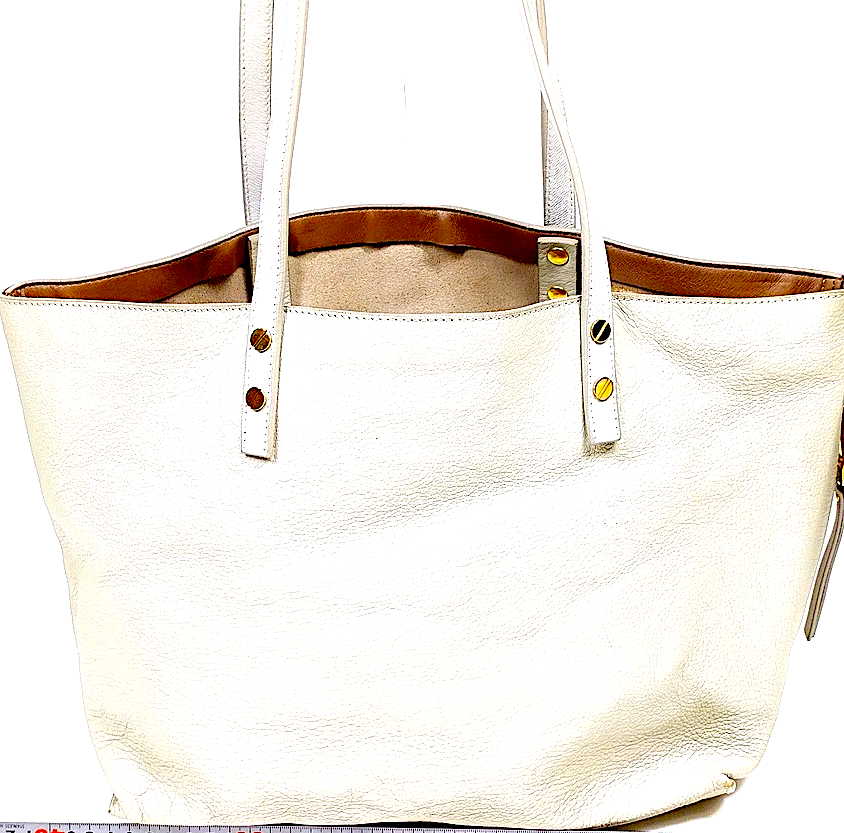 CHLOE PARIS. Phoebe Philo Gray Leather Shoulder Bag / Tote Bag
