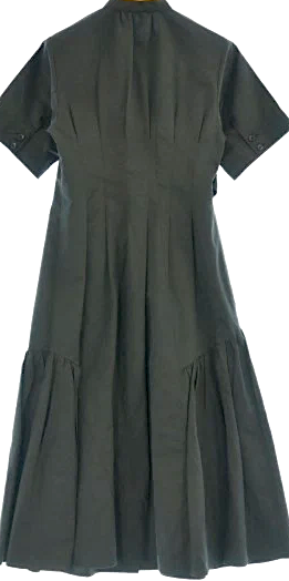 UNITED TOKYO JAPAN. Black PolyTech Blend Dress