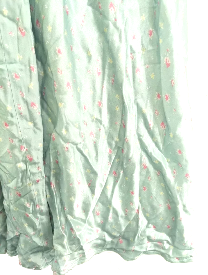 Ghost London UK. Tanya Sarne Blue Floral 100% Viscose Sleeveless Long V-Neck Maxi Dress