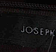 JOSEPH LONDON. Burgundy Red Sleeveless Crew Neck Meline Dress