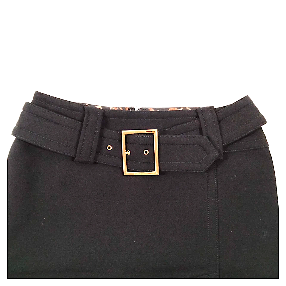 DOLCE&GABBANA. D&G Black Wool Skirt