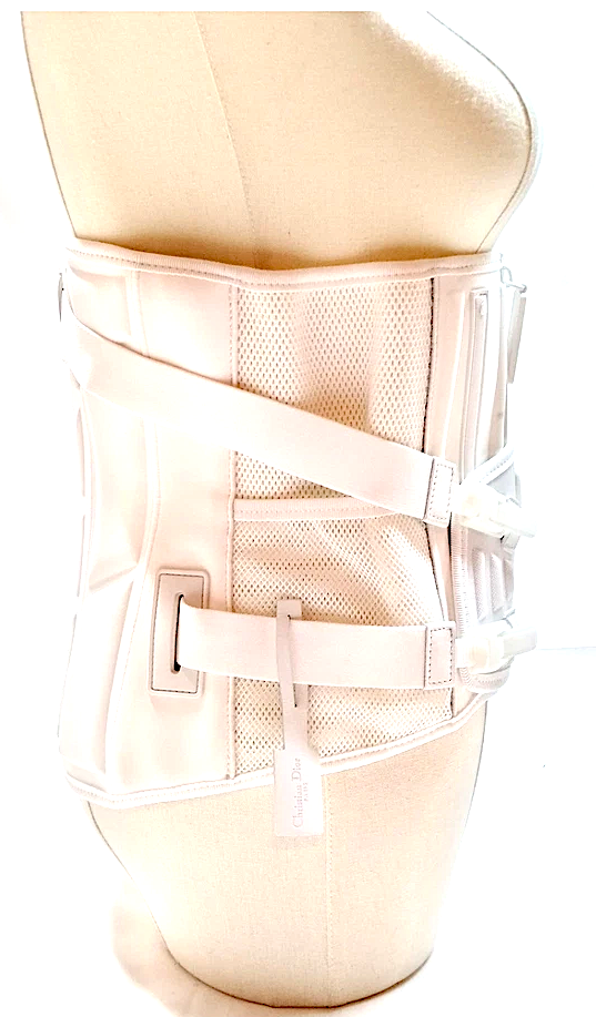 Christian Dior Paris. White Straps Corset Made in Italy.