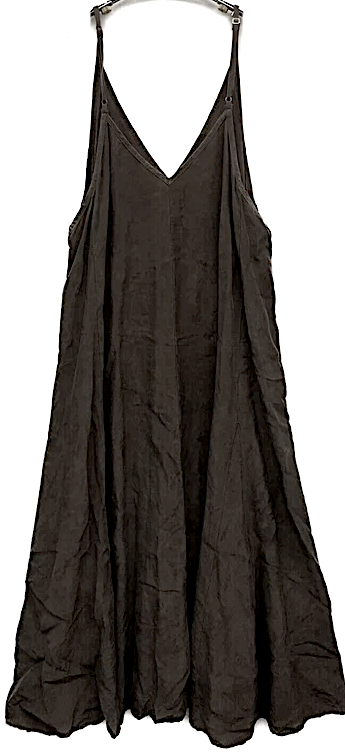 Beauty&Youth Japan. Brown/Black Cupra Camisole Dress