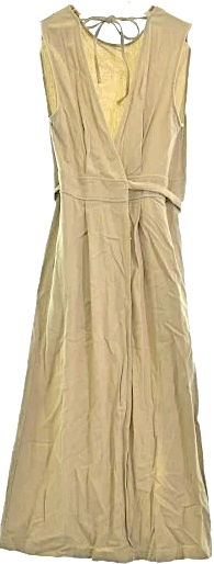 MYSTIC JAPAN. Beige Viscose/Cotton Blend Dress