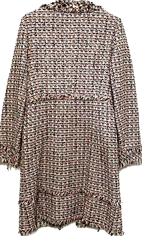 Diagram GRACE CONTINENTAL JAPAN. Multi Colored Tweed Car Length Coat