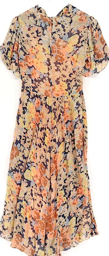 Jigsaw UK. Multi Color 00% Viscose Maxi Dress