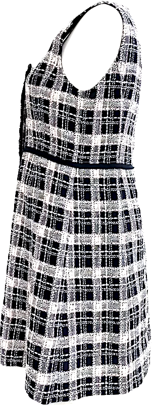 Miu Miu Italy. Dress Ladies Wool, Cotton, Viscose Polyamide Linen, Acetate, Silk