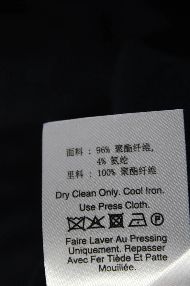 DONNA KARAN. DKNY Black Round Neck Spaghetti Straps Cinch Wrap Mini Dress