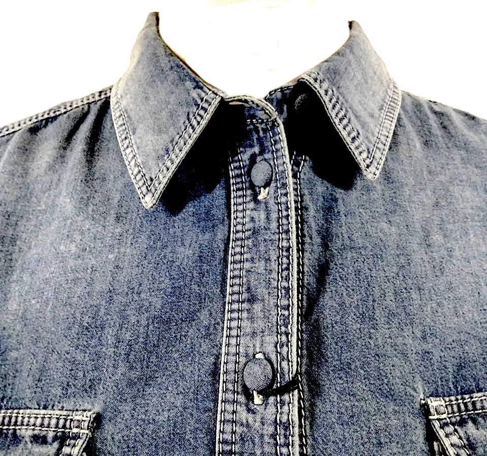 DOLCE & GABBANA ITALY. Blue Cotton Top Tops