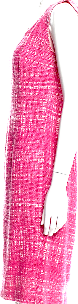 Prada Italy. Pink Shit Knee Length Sleeveless Dress