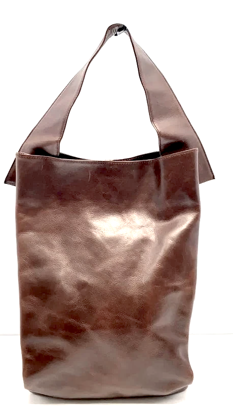 michiamo JAPAN. Brown Leather Handmade in Japan Shoulderbag