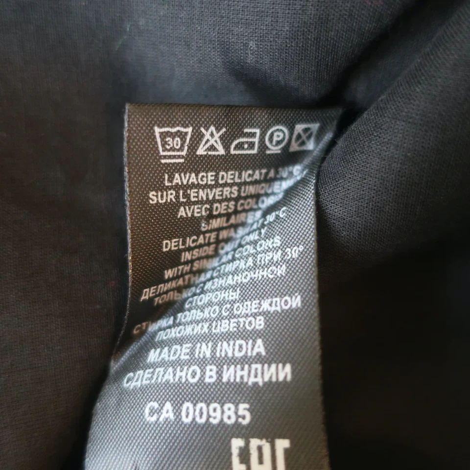 Isabel Marant Etoile Paris. Black Cotton Pamias Ruffle Blouse Long Sleeve Top