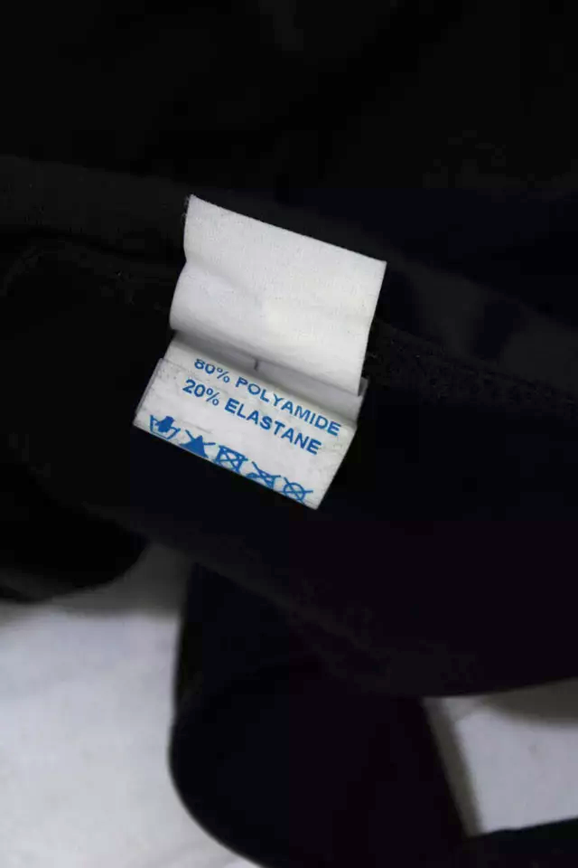 Kiwi Saint-Tropez NEW. NWT. Black Melly Savane Triangle Bikini Swimsuit Size 1