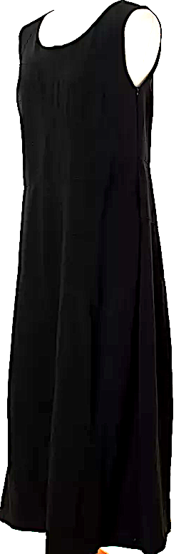 IVAN GRUNDAHL COPENHAGEN. Black Sleeveless Poly/Rayon Long Dress