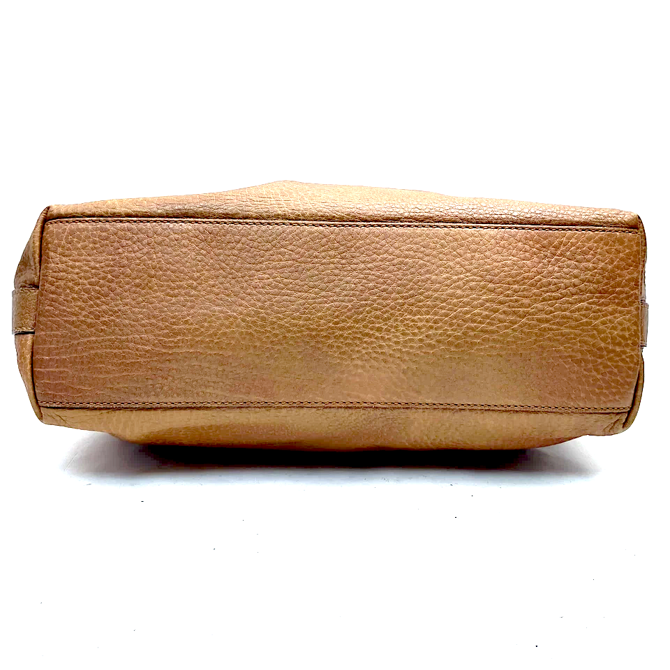 Gucci Italy. Brown Leather Shoulder Bag / Hand Bag