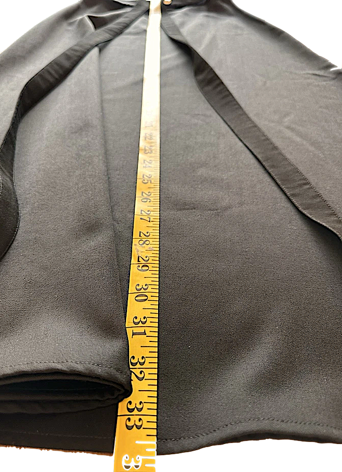 Viden NWT. Black Pure Wool A-Line Skirt