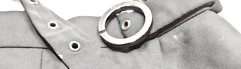 Fendi Italy. Vintage Black Wool, Rayon, Skirt