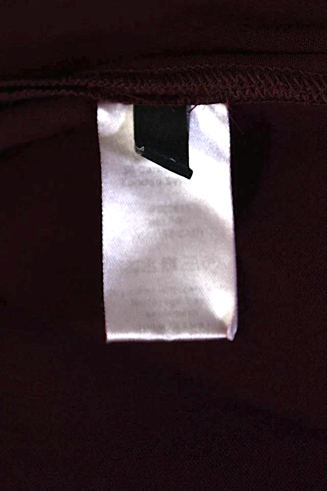 JOSEPH LONDON. Burgundy Red Sleeveless Crew Neck Meline Dress