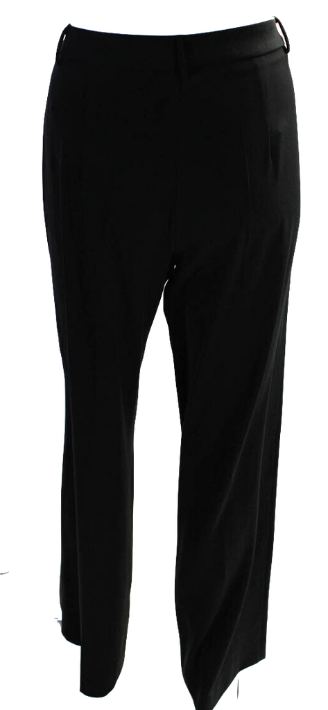 Gaultier Paris. "Fuzzi Line" Black Fuzzi Pleated High-Waist Dress Pants