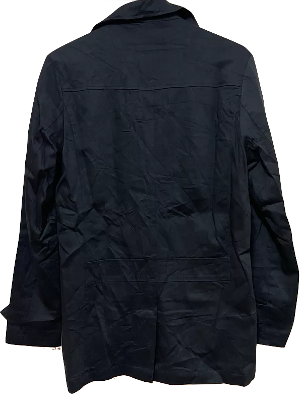 Roen By Hiromu Takahara Japan Designer Skull Logo Super Black Trench Coat