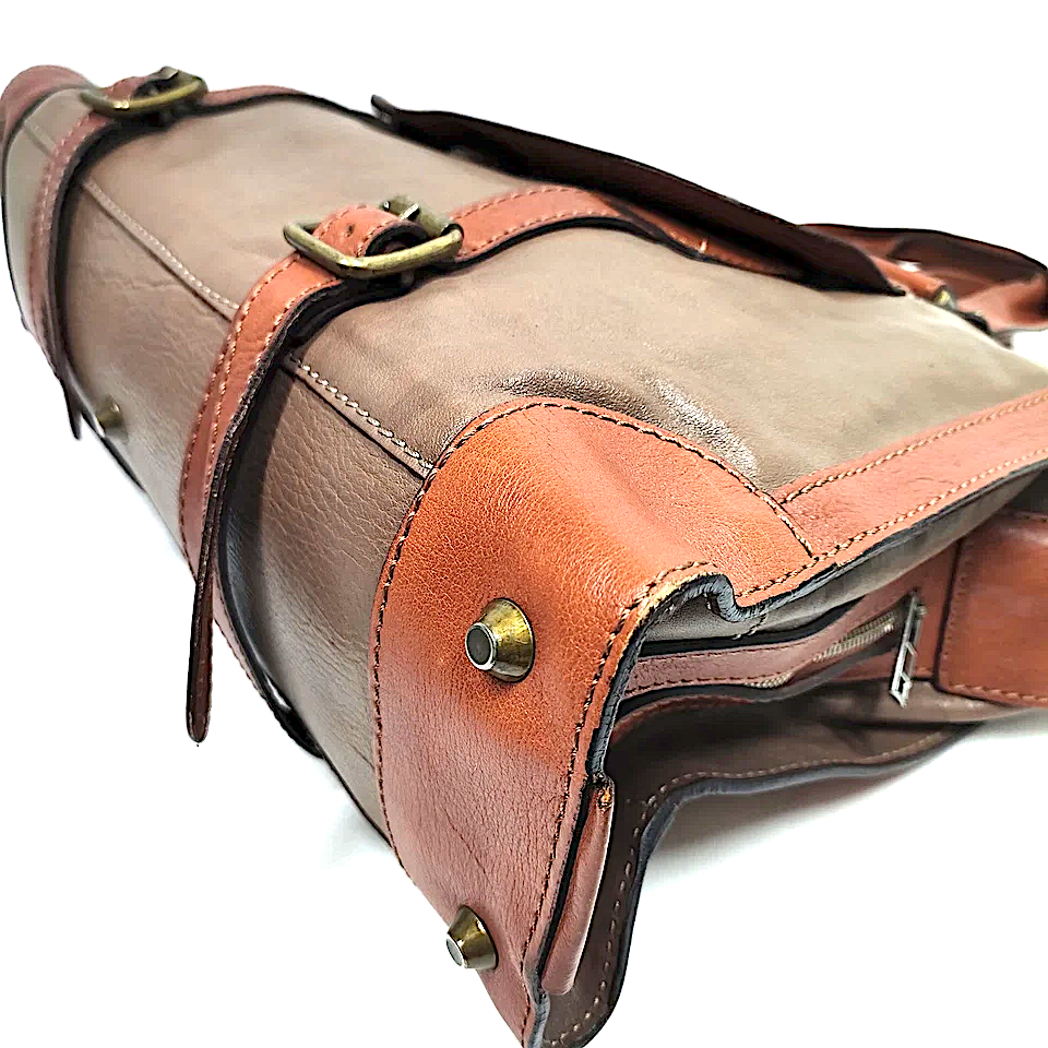 Chloe Paris. Large Brown Leather Tote / Shoulder Bag