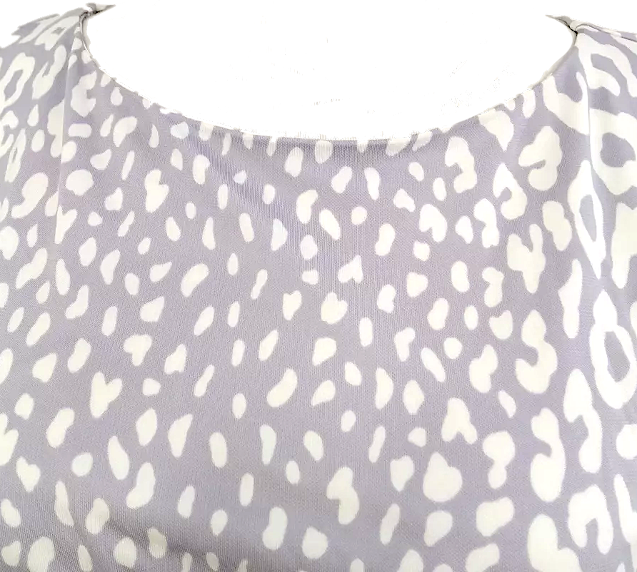 Gucci Italy. Multi-Color Rayon, Acetate, Nylon Abstract Print Dress