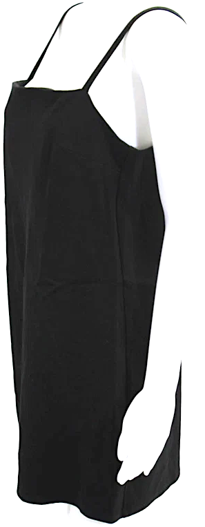 Reformation Black Pullover Spaghetti Strap Square Neck Mini Dress