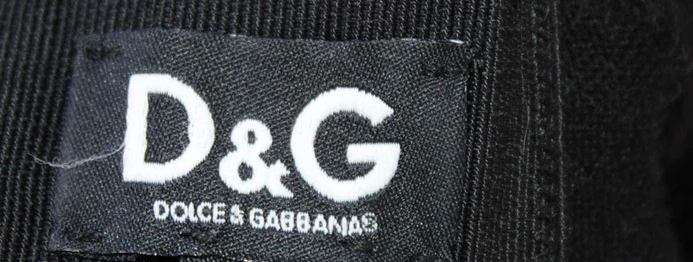 Dolce & Gabbana ITALY. D&G Black Light Wool V-Neck Button Cardigan Dress